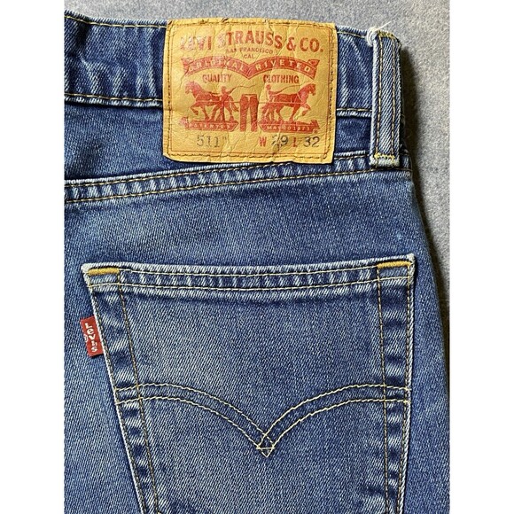 Women's Levi's 511 Skinny Denim Jeans W29 x L32 - Picture 6 of 7